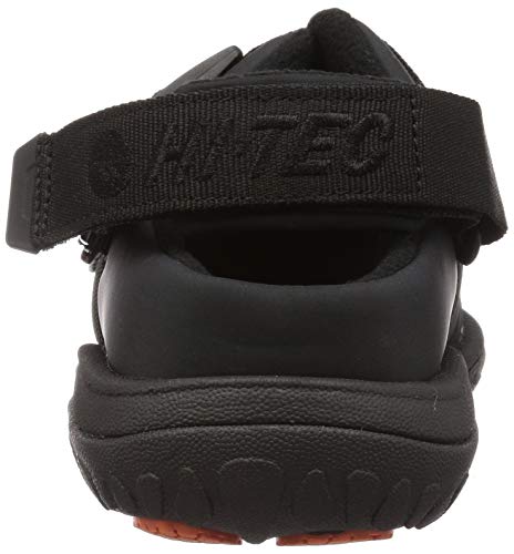 Hi-Tec Okota Slide Sandals, Clogs, Outdoor, Non-Slip Sole, Black, Size 23 Cm, 2E