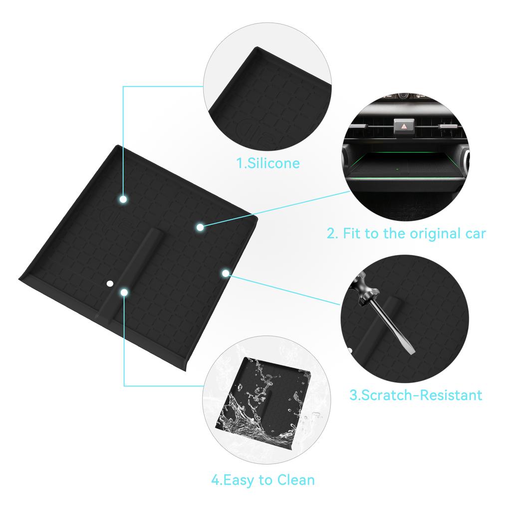 For Toyota RAV4 2026 Car Wireless Charging Pad Anti -Dirt Mobile Phone Protective Anti-Slip Mat Interior Accessories