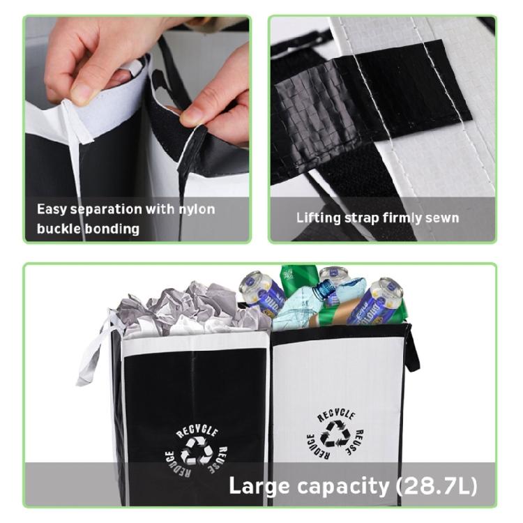 Versatile Home Waste Bins Durable Recycle Waste Bag for Sorting Recyclables