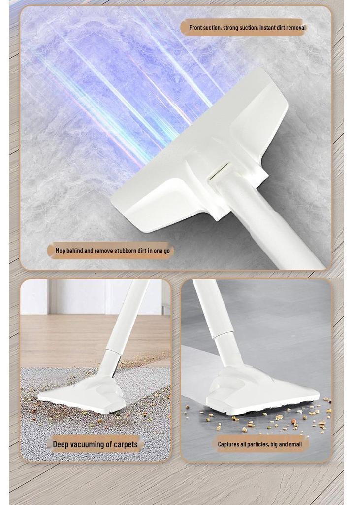 Portable Wireless Vacuum and Mopping Machine - Handheld and Integrated Cleaning Device for Home