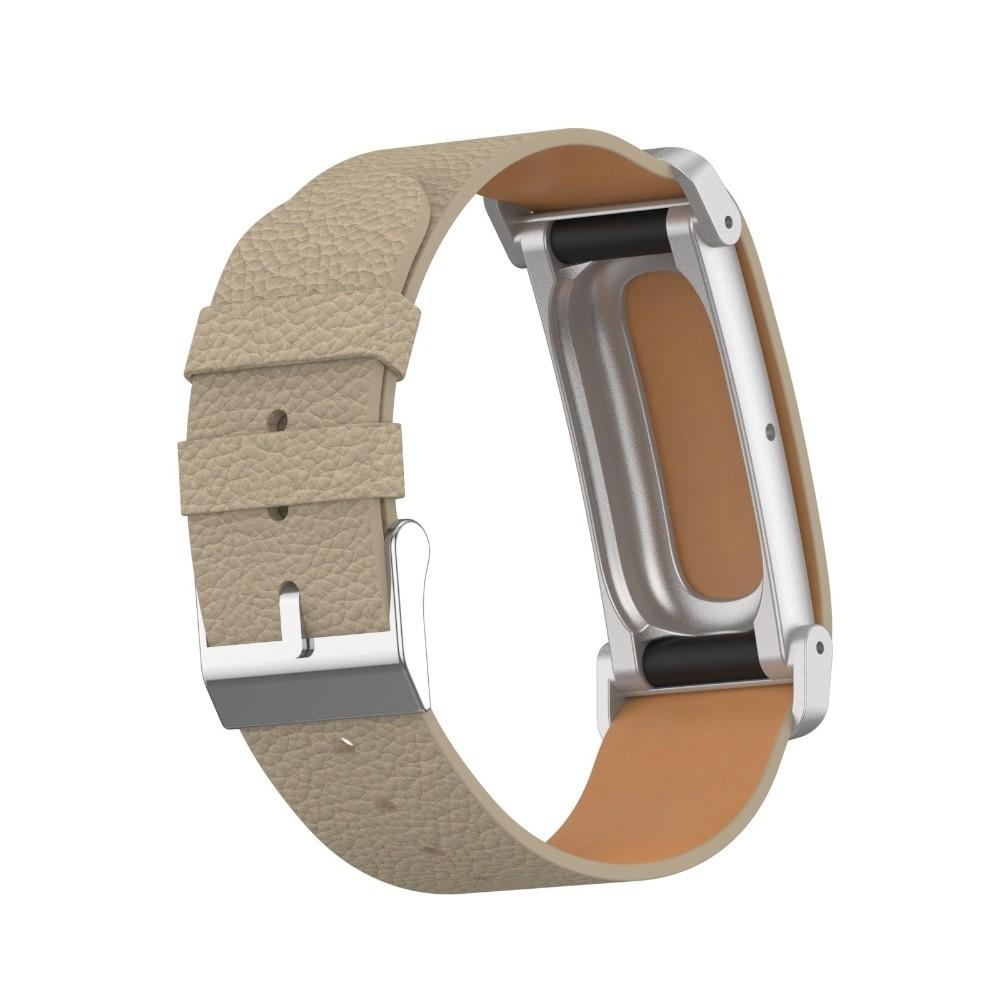 Adjustable Fitness Tracker Strap PU Leather Watch Strap for Google Fitbit Air for Men Women