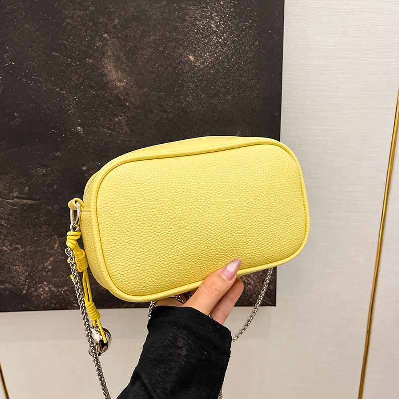 Simple Casual Small Bag Women's New Versatile Commuter Shoulder Bag Fashion Chain Messenger Bag