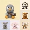 Sheep Pig Wolf Fox Lion Penguin Plush Toy Cute Animal Pillow For Kids Girls Boys Sleep Companion Gift