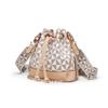Fashion women's bucket bag new printed small bag simple strap shoulder messenger bag