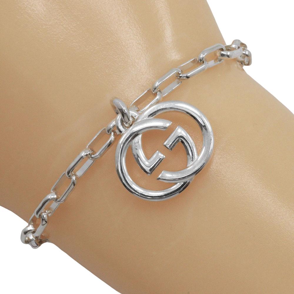 

GUCCI Interlocking G Bracelet Silver925 12.1g unisex Used