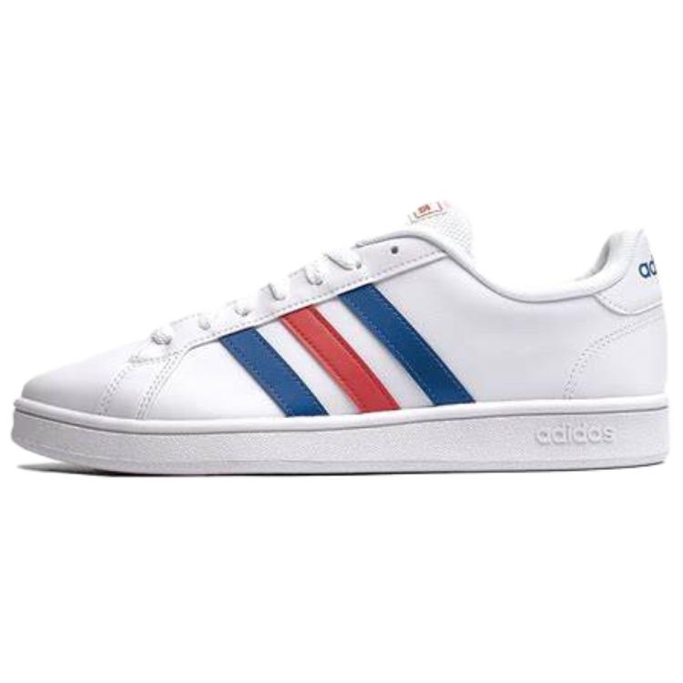 Adidas Grand Court Base  White Blue Active Red  EE7901 36