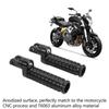 1 Pair Motorcycle Foot Pegs CNC T6063 Aluminum Alloy Anodized   Replacement For     252R 2021‑2022