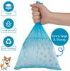 Pet Poop Bags Disposable Dog Waste Bags Bulk Poop Bags with Leash Clip and Bone Bag Dispenser 5 Rolls of 75 Pcs Bags
