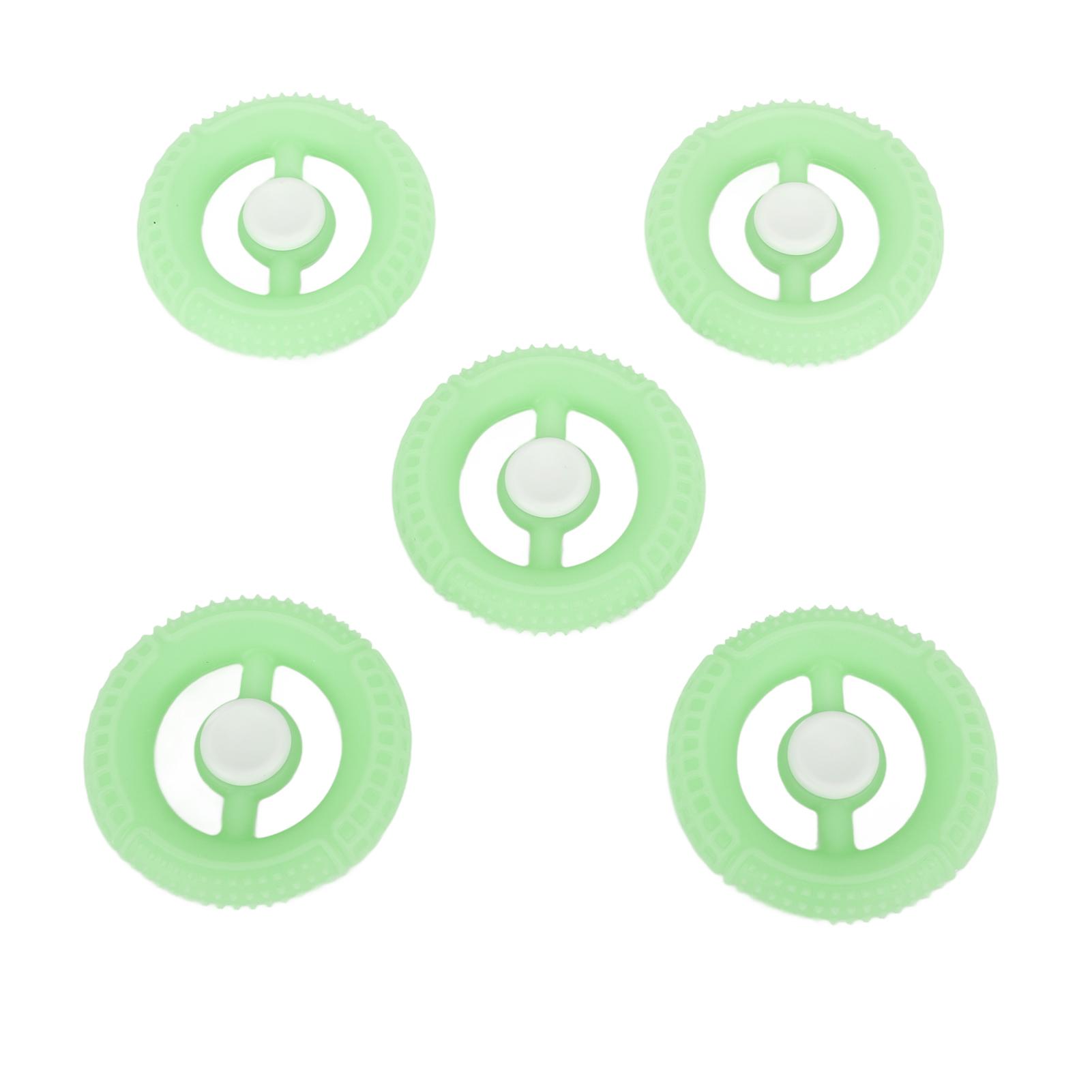 

5PCS Rotating Round Grip Tyre Shape Rotating Gyroscopic Grip for Stress Relief