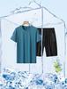 Butrends Shirt and Shorts Sportswear for Training and Relaxed Stylish Summer Size 2XL Men's Cool-to-the-Touch Short-Sleeve Set, Running,