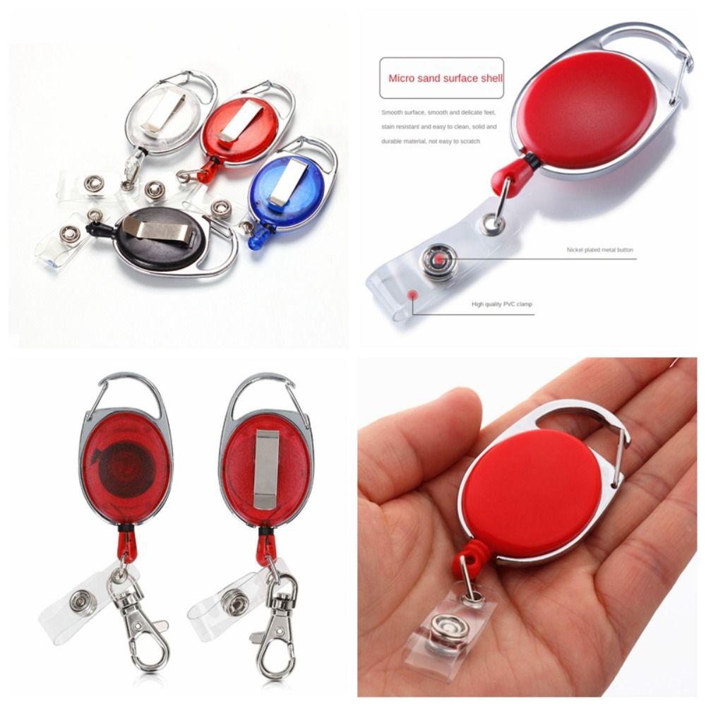 

Цинк цинк цинковый сплав выдвижной держатель для бейджей выдвижной противоугонный брелок для удостоверений личности держатель для рабочих карт