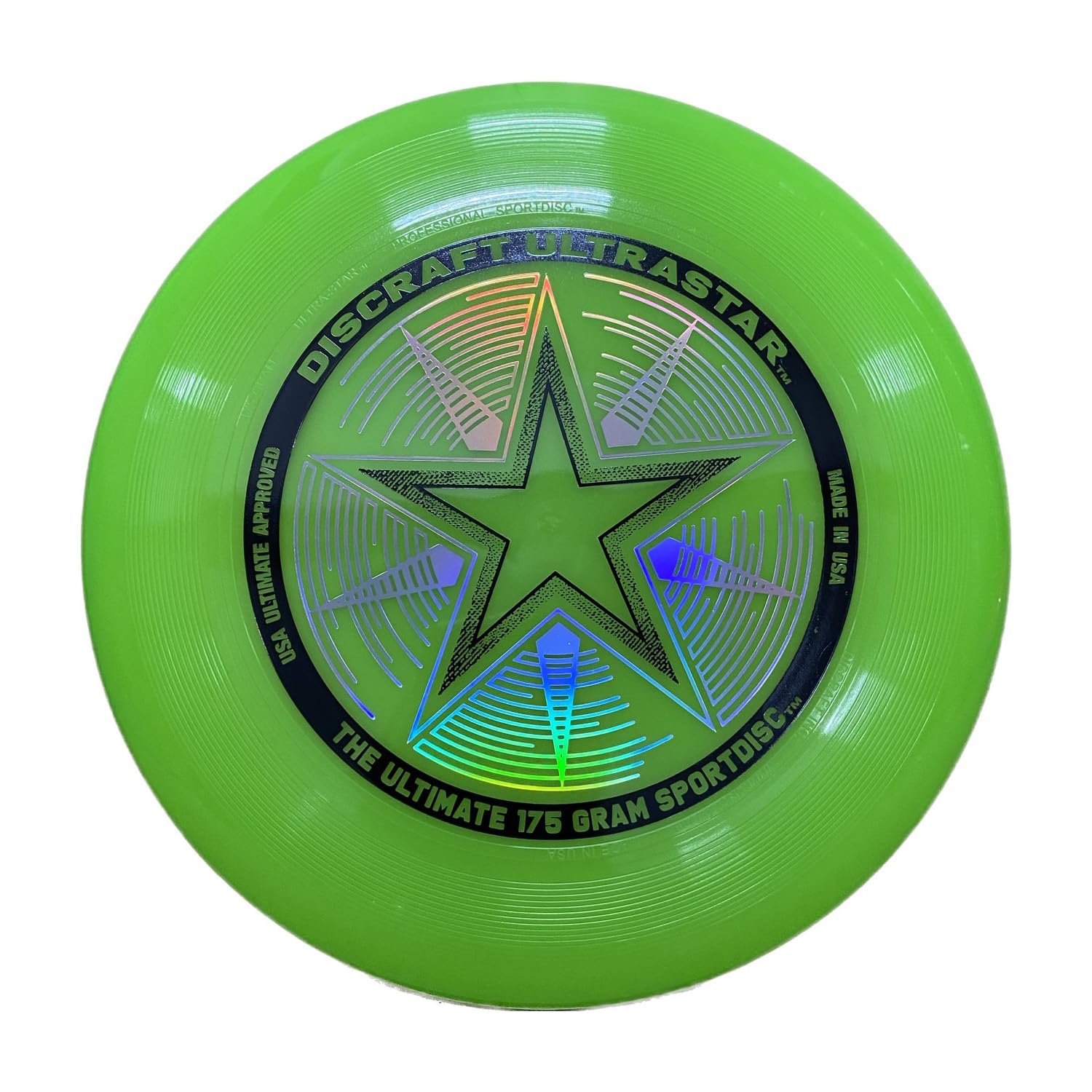 

RANGS Ultra Star 2 27cm Ultimate Sports Officially Approved by the Japan Flying Disc Association and the World Flying Disc Federation Green, 175g, зелёный