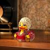 Ikona country hudby Pamětní dárek Parton Duck, Figurka Dolly Duck, Soška, Malý stolní dekorativní prvek s tématem kytary Socha pro