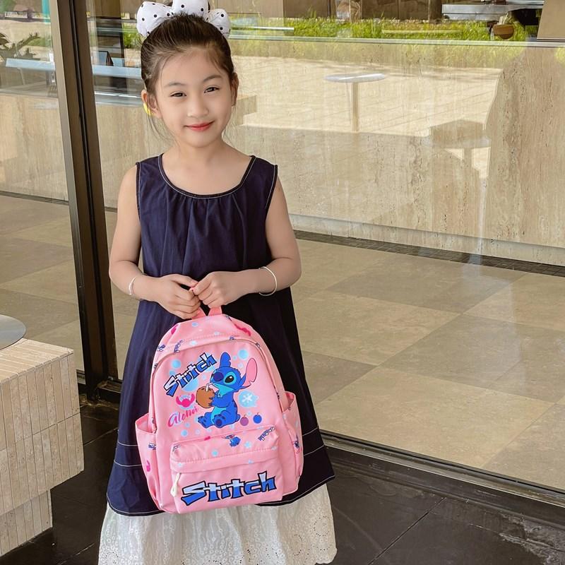 Kindergarten Primary School Students Schoolbag Cartoon Animation Foreign Style Printing Boys And Girls Backpack Large Capacity Children'S Backpack