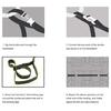 2Pcs Vehicle Fishing Rod Rack Holder Strap Storage Car Rest Belt Carriers for SUV