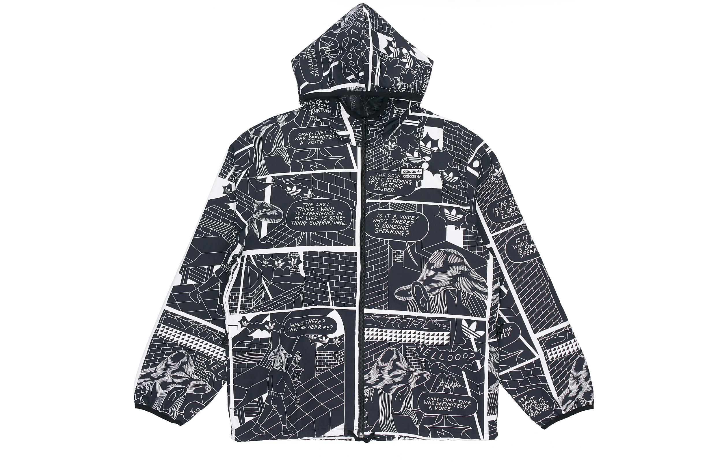 Adidas Originals Jackets Men s Black Hooded Moderate Other GN3333 S