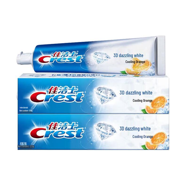 Crest 3D White Enamel Protect Toothpaste, Icy Orange