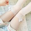 Cute Kitten White Stockings Sweet Lolita Socks Women'S Spring And Summer Thin Fake High Tube Spliced Knee Socks