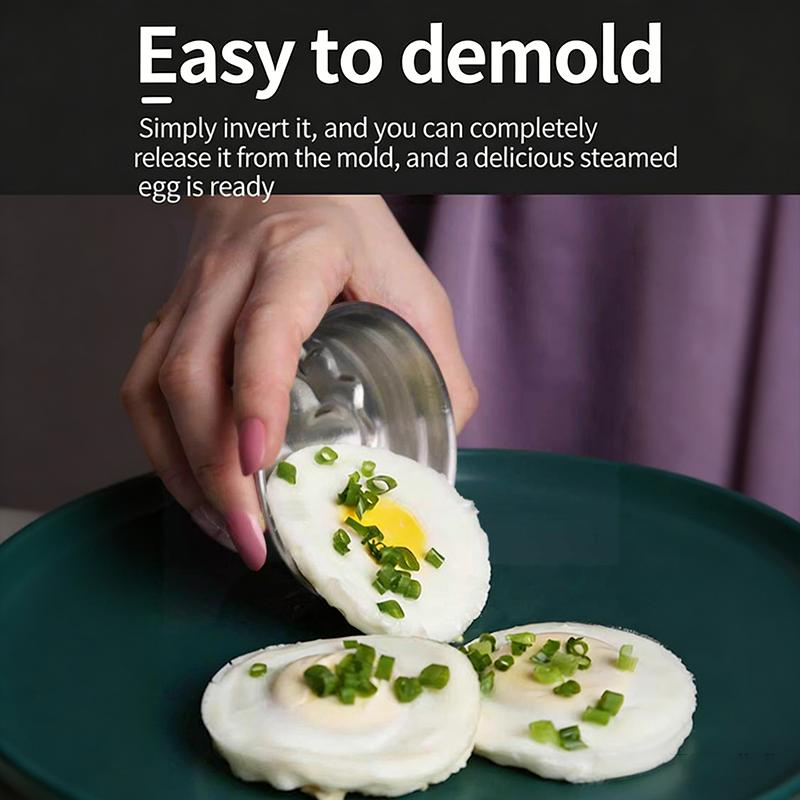Stainless Steel Egg Steamer Household Multi-Functional Round Boiled Egg Kitchen Utensils