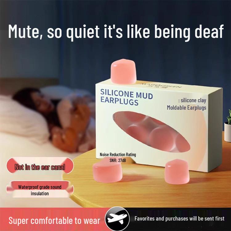 Disposable Silicone Earplugs: Sleep & Study Soundproofing for Snoring & Noise Reduction