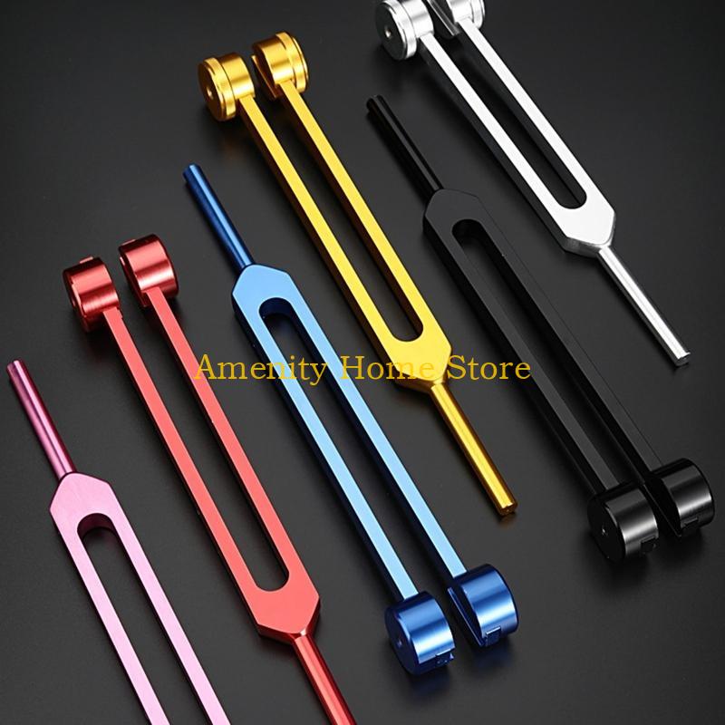 F26C Tuning Fork 128 Hz Tuning Fork with Pouch Hammer Repair Wrench Non-Magnetic Aluminum Alloy Tuning Fork Professional