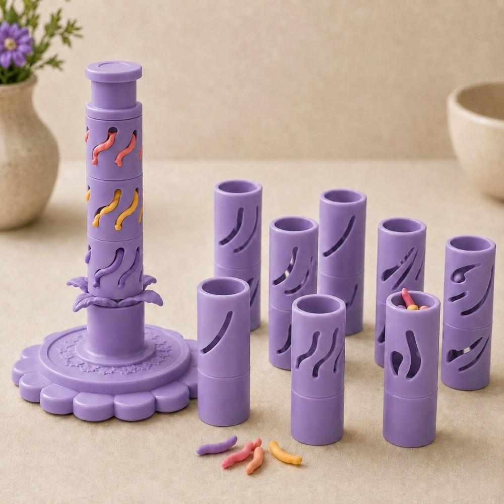 3D Printed Clay Flower Making Tool 9 Shaping Sleeves Handmade Clay Bloom Shaping Sleeves Hand DIY Easy-Press