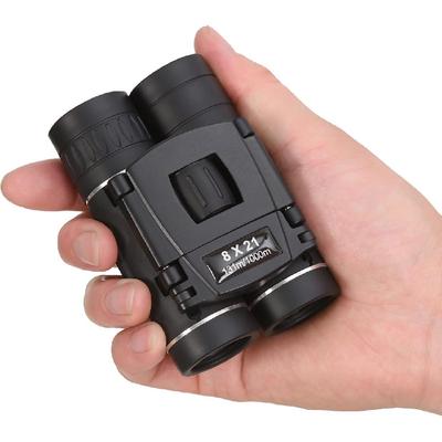 Binóculos de Bolso Mini Compactos 8x21, Leves para Adultos Crianças Observação de Pássaros, Concerto de Ópera, Viagem, Caminhada, Paisagens ao Ar Livre, Jogo de Futebol