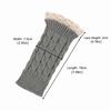 Long Fingerless Mittens Lace Trim Women Knitted Gloves Fashion Wrist Mittens  Women Use