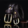 Zinc Zinc Alloy Men Weave Belt Retro Jeans Waistband Fashion Male Genuine Leather Belt  Ornament
