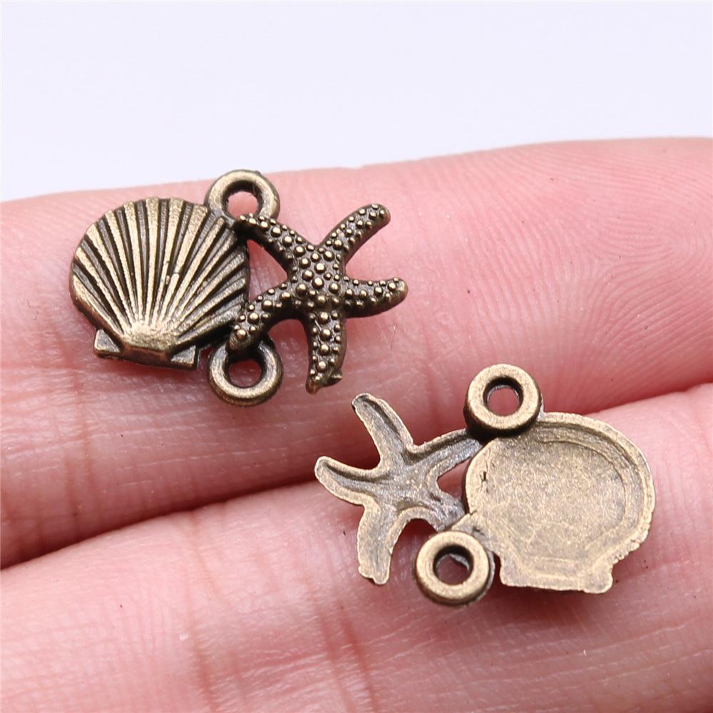 20pcs Connector Charms For Jewelry Making DIY Handmade Craft Necklace Bracelet Earring Making Vintage Antique Bronze Color