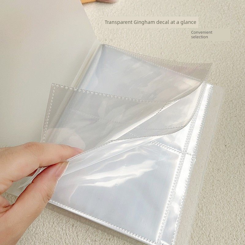 

Mukaxi Storage Book Pick-up Nail Sticker Nail Art Sticker Storage Album