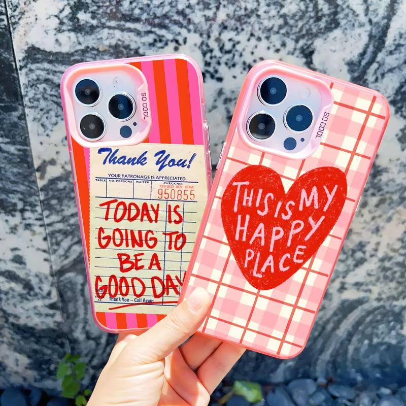 Creative Text You Look So Good Laser Phone Case For iPhone 13 12 11 14 Pro Max Mini 17 16 15 Pro Max Plus Shockproof Back Covers