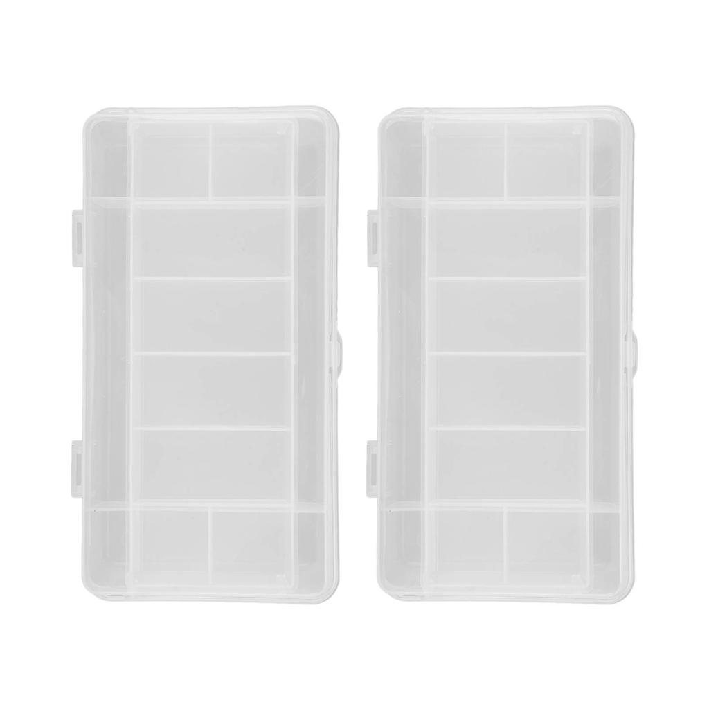 2 Pcs Fishing Lure Bait Box Waterproof Lure Box Fishing Multifunctional Accessory Storage Box