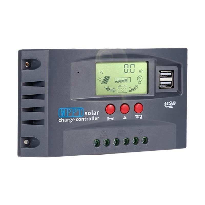 MPPT Solar Charge Controllers 30-100A User Friendly Interfaces Weatherproof ABS Designs Lighting Controllers for Outdoor