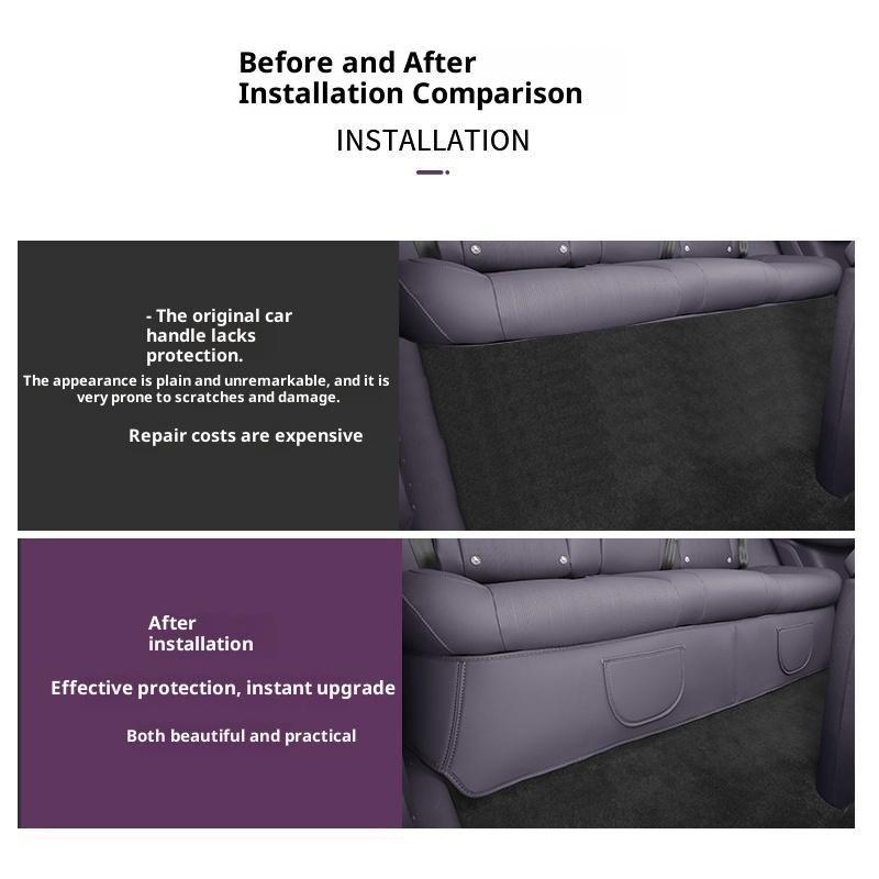 For Leapmotor B10 2025 Rear Seat Under Kick-Proof Scratch-Proof Pad Interior Modification Special Products