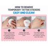 KC Certified Halloween Temporary Tattoo Stickers – Cute Costume Body & Face Transfer Tattoos