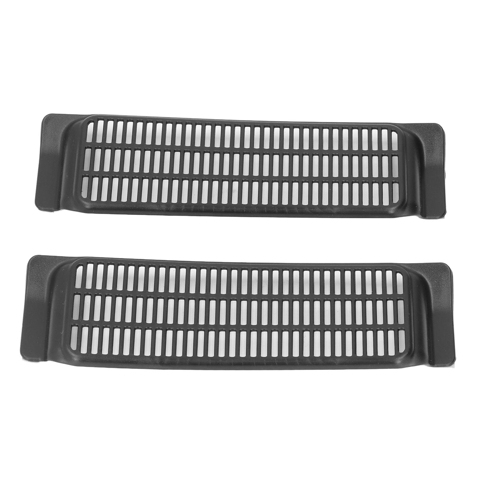 

2pcs Backseat Air Vent Cover Matte Black ABS Odorless Wearproof Replacement for Tesla Model 3