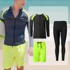 Girls' Long Sleeve Rash Guard Swim Set