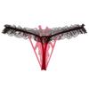 Lady Pierced Sexy Panties Temptation Lace Translucent T Underwear
