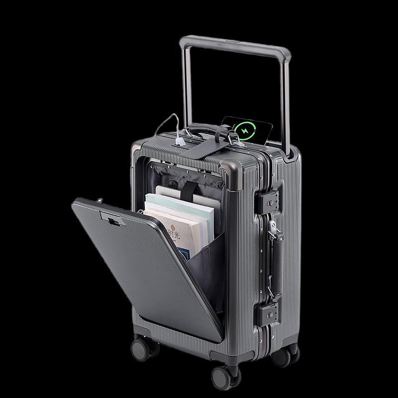 OEING Anti-Fall Front-Opening Hardshell Luggage