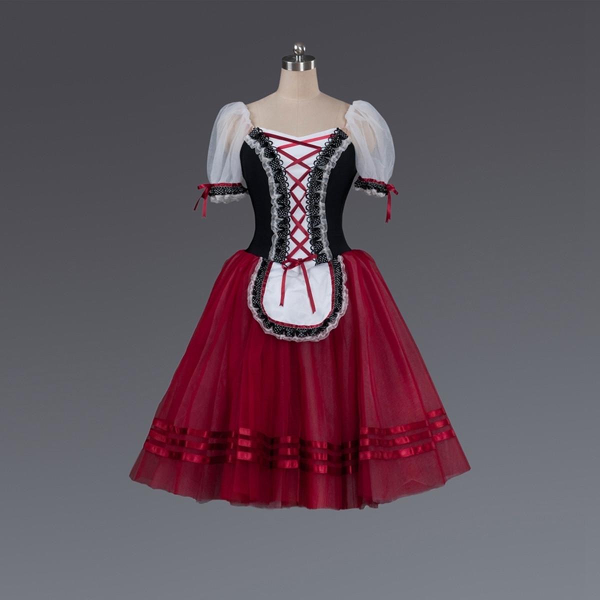 Sarkana Giseles Baleta Deju Tutu Kleita
