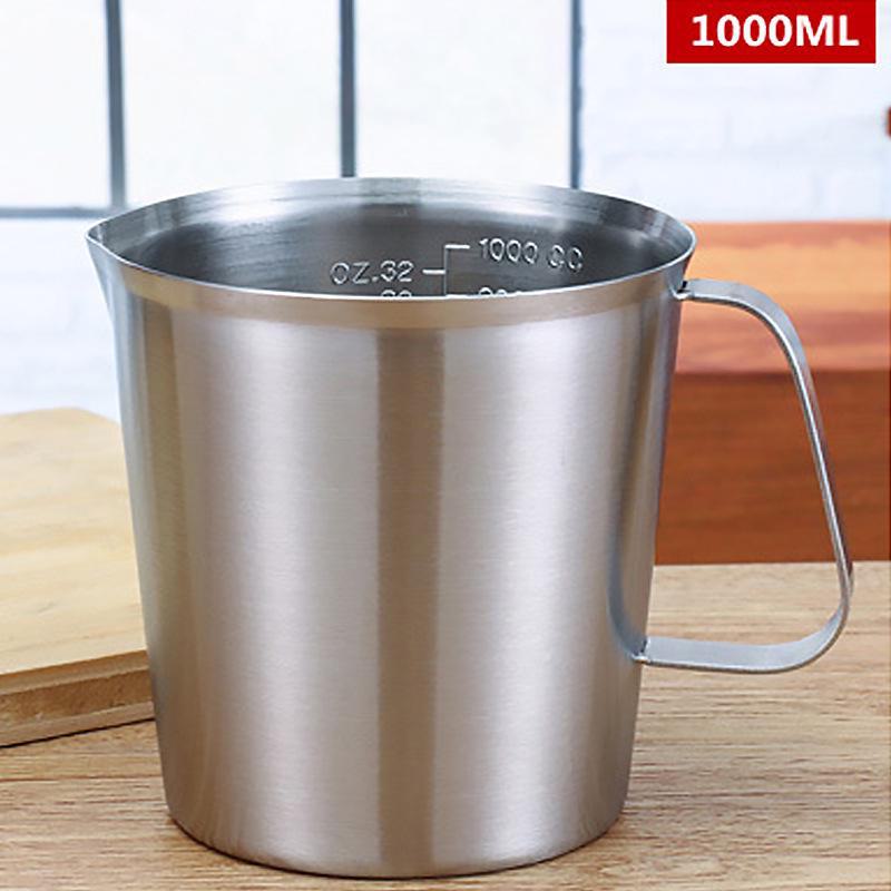 

Набор для изготовления свечей из соевого воска: Набор из кастрюли и чашки из утолщенной нержавеющей стали 1L Dahua wax cup with scale