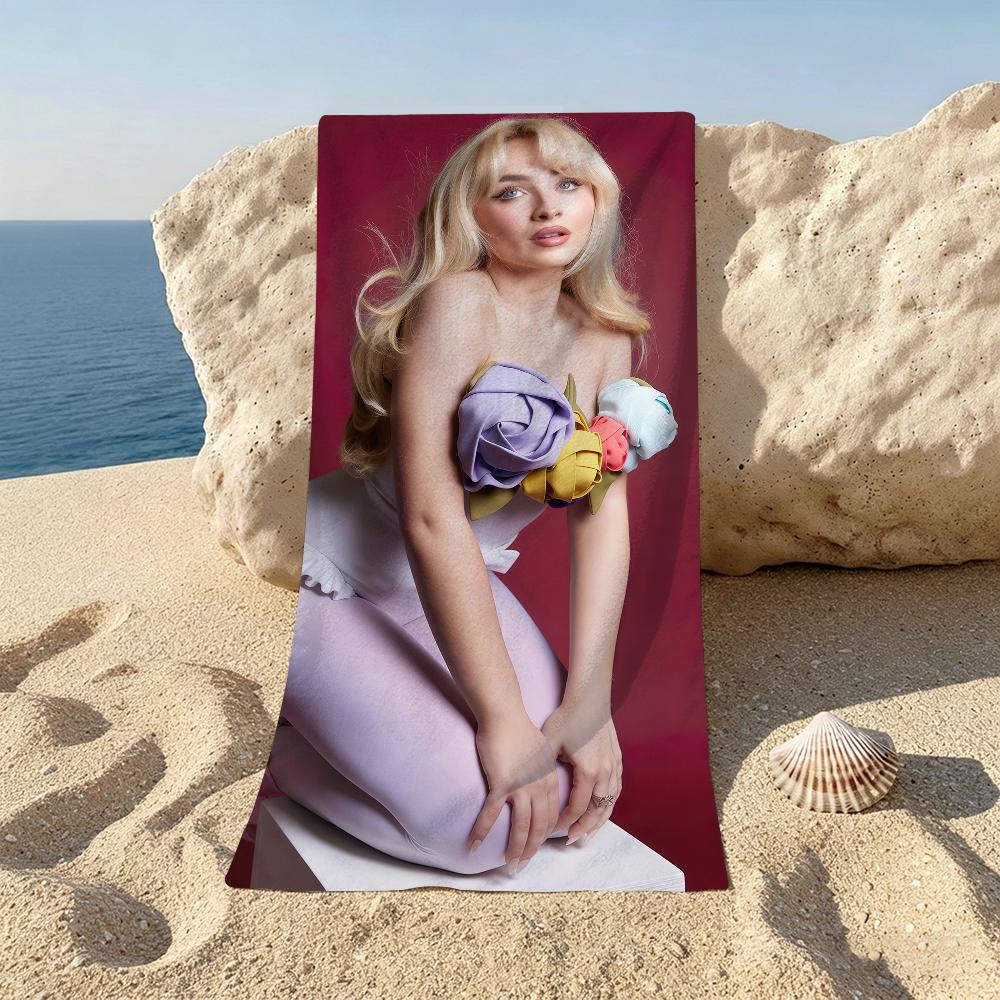 Hot Singer S-Sabrinaes Carpenters Beach Towel For Beaches Yoga Studios Gyms Hot Springs Swimming Pools And Picnics