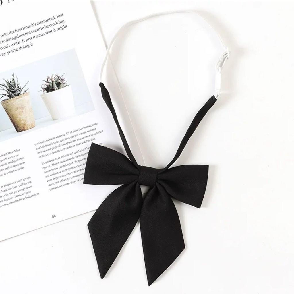 Japanese School Uniform Bow Tie For Girls Polyester Accessory With Elegant Design For Students