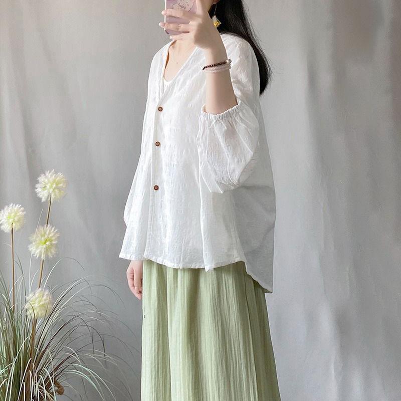 Coat for Women Cotton Sweatshirt Casual Cardigan Oversize Casual Comfortable Coat Summer Jacket Women