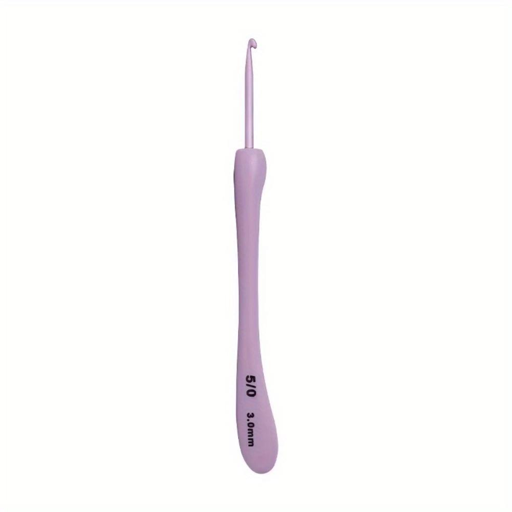 8Pcs/set Purple Crochet Hooks Set Craft Crochet Weaving Knitting Needles Hooks for Sewing Crafts Stitching 2.5-6.0mm