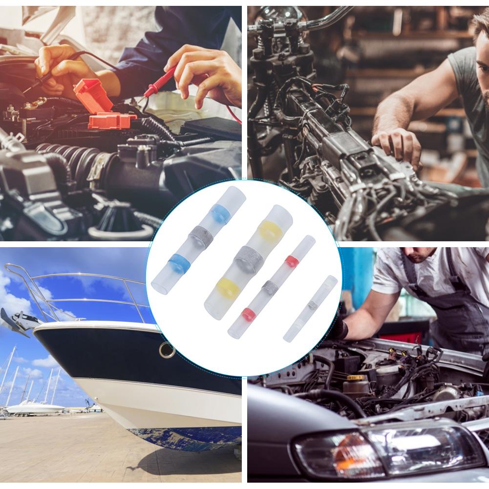 200PCs Solder Connector Terminal Insulation Waterproof Heat Shrink Seal Power Control Accessory