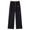 LangSha Women's Plus Size Casual Wide-Leg Pants