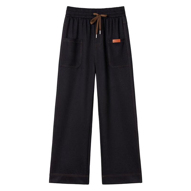 LangSha Women's Plus Size Casual Wide-Leg Pants