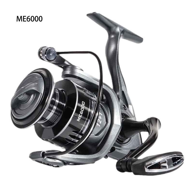 Mavllos ME 2+1 Bearing Spinning Reel Long Cast Design Left/Right Hand Swap, Max Drag Force,Saltwater Ready Fishing Reel for Big Game